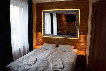 Фото номера Двухместный номер с 1 кроватью Отели типа «постель и завтрак» Villa Vip г. Гнезно 8